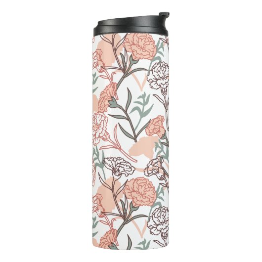 Bouteilles Isothermes Flore inspirée par la nature : Motif de fleurs de (Tourné sur la gauche)