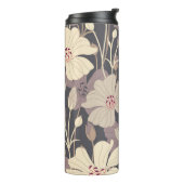 Bouteilles Isothermes Flore sombre rétro : Motif sans couture (Tourné sur la gauche)