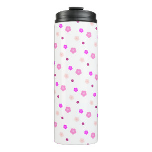 Bouteilles Isothermes Flore violette dégradé de printemps moderne motif