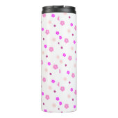 Bouteilles Isothermes Flore violette dégradé de printemps moderne motif (Dos)