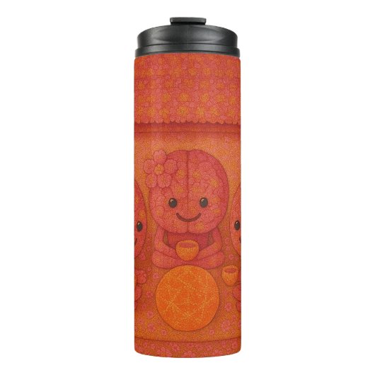 Bouteilles Isothermes Flowery Pink Brains (Devant)