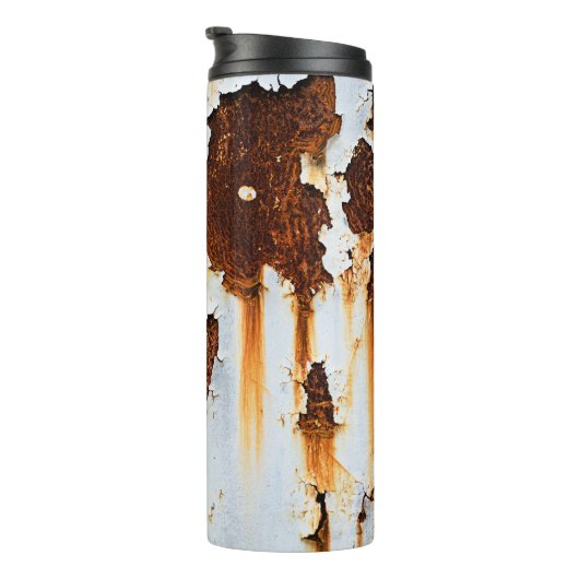 Bouteilles Isothermes Flux de rouille blanche corrompu (Tourné sur la droite)