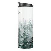 Bouteilles Isothermes Foggy Forest pins nom personnalisé (Tourné sur la droite)