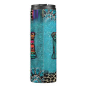 Bouteilles Isothermes Foi : Turquoise, Léopard, Motif (Dos)