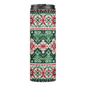 Bouteilles Isothermes Foire de Noël/hiver île rouge et verte (Dos)