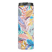 Bouteilles Isothermes Foliage tropical sauvage Monogramme couleur tendan (Dos)