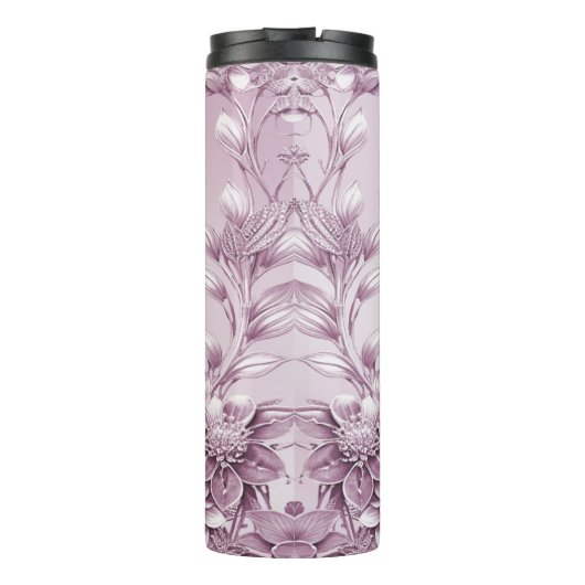 Bouteilles Isothermes Foliole rose Paruline thermique (Dos)