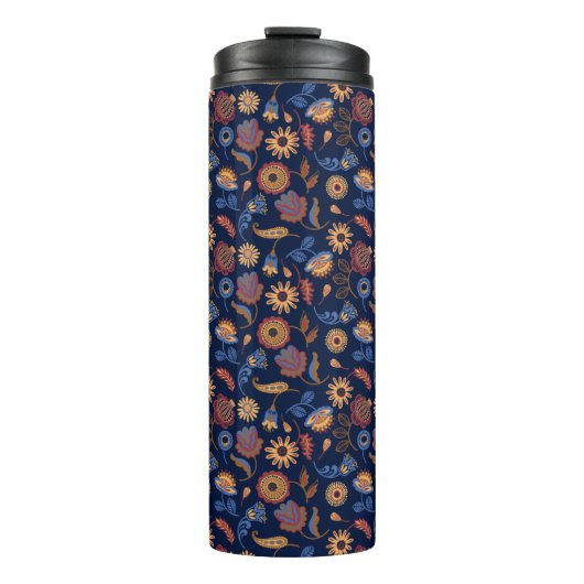Bouteilles Isothermes Folk Rustique Floral (Devant)