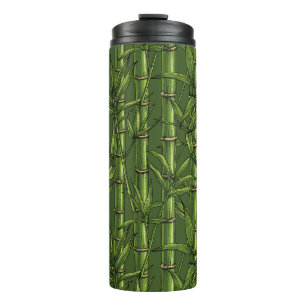 Bouteilles Isothermes Forêt de bambou en vert