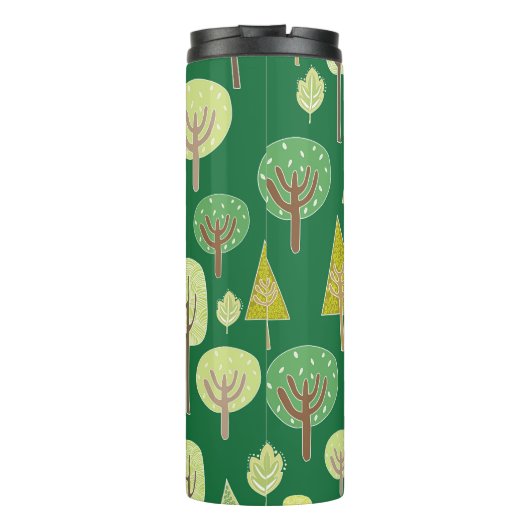 Bouteilles Isothermes Forêt d'été : Conception inspirée par la nature (Dos)