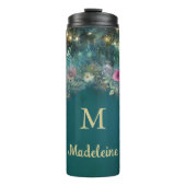 Bouteilles Isothermes Forêt enchantée Rose verte verte Fée Bois (Devant)