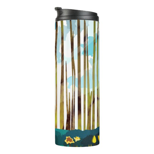 Bouteilles Isothermes Forêt matinale (Tourné sur la droite)