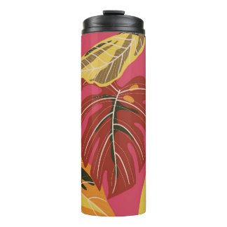 Bouteilles Isothermes Forêt tropicale. Application d'illustration de la