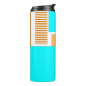 Bouteilles Isothermes Formes géométriques découpées en papier (Tourné sur la gauche)