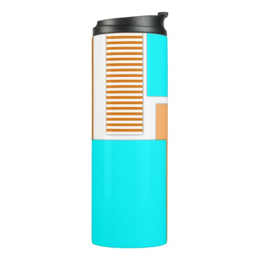 Bouteilles Isothermes Formes géométriques découpées en papier (Tourné sur la gauche)