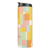 Bouteilles Isothermes Formes géométriques Pastel Modernes Personnalisées (Tourné sur la droite)