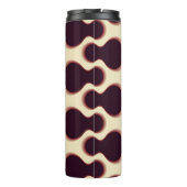 Bouteilles Isothermes Formes globulaires épineuses, teintes marron motif (Dos)