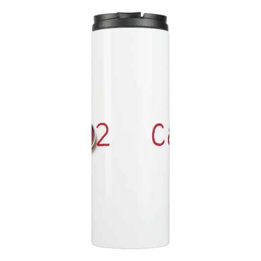 Bouteilles Isothermes Formule moléculaire de caféine scientifique (Dos)