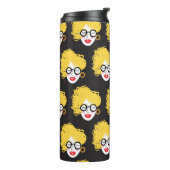 Bouteilles Isothermes Foule de gens drôles, mignon arrière - plan (Tourné sur la gauche)