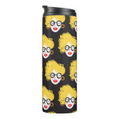 Bouteilles Isothermes Foule de gens drôles, mignon arrière - plan (Tourné sur la droite)