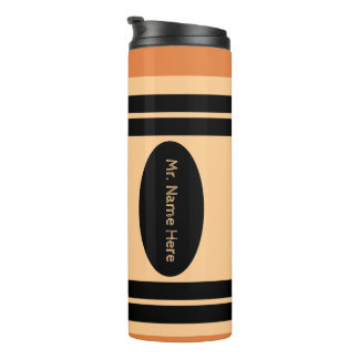 Bouteilles Isothermes Fournitures d'art au crayon orange thème Cadeau po
