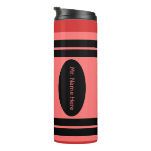 Bouteilles Isothermes Fournitures d'art au crayon rouge thème cadeau pou