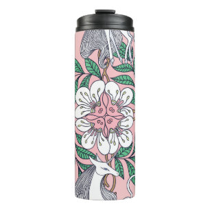 Bouteilles Isothermes Fox Motif : Vintage lunatique sans couture