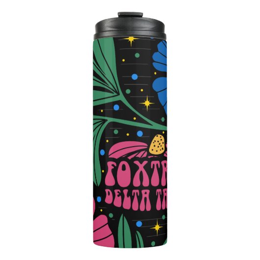 Bouteilles Isothermes Foxtrot Delta Tango Flower Boho (Devant)
