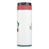 Bouteilles Isothermes Foxy Cute avec Fleurs (Dos)