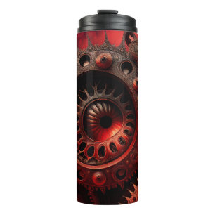 Bouteilles Isothermes Fractale de Mandelbrot Steampunk en bronze