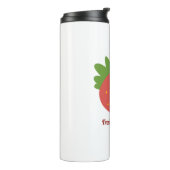 Bouteilles Isothermes Fraise Fraîcheur d'été (Tourné sur la gauche)