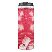 Bouteilles Isothermes Fraises Boire D'Été Avec Cubes De Glace (Dos)