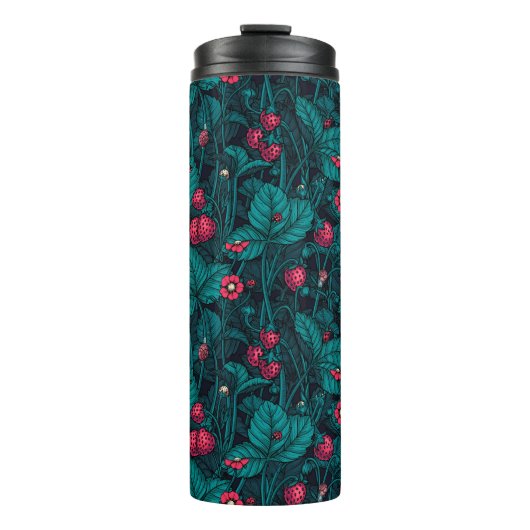 Bouteilles Isothermes Fraises sauvages, rouges et bleues (Devant)