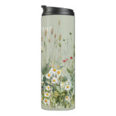 Bouteilles Isothermes Fraisier Fleurs de Marguerite (Tourné sur la droite)