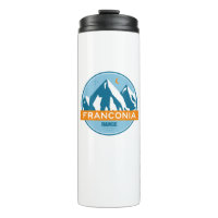 Franconia Range New Hampshire Stars Moon