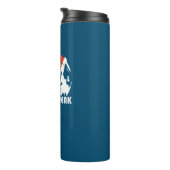 Bouteilles Isothermes Fremont Peak Wyoming Sun Eagle (Tourné sur la droite)