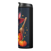 Bouteilles Isothermes French Bulldog Witch Pumpkin Halloween Mens Womens (Tourné sur la droite)