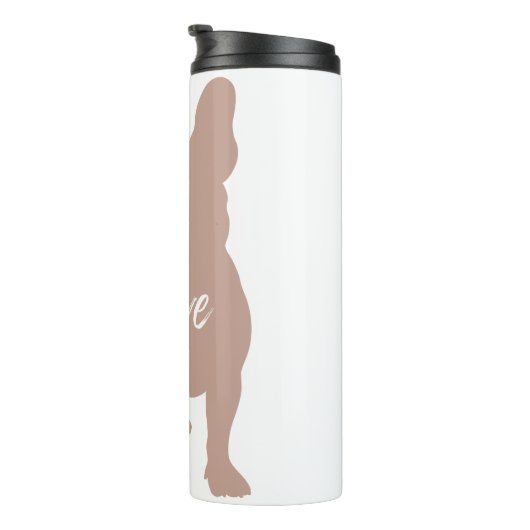 Bouteilles Isothermes frenchie bull chien amour (Tourné sur la droite)