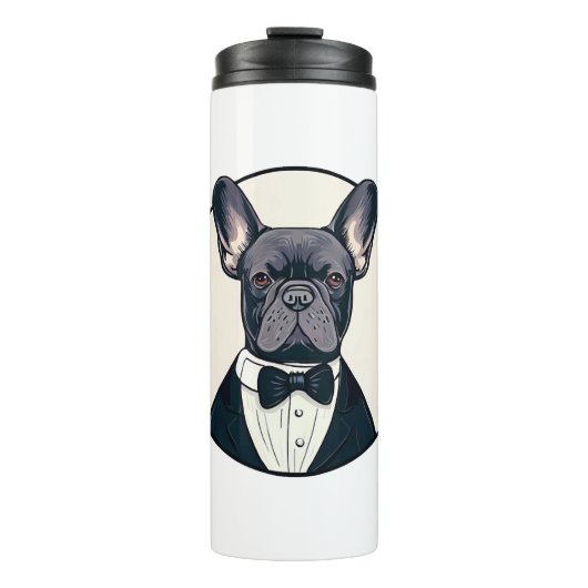 Bouteilles Isothermes Frenchie The Gentlemen (Devant)