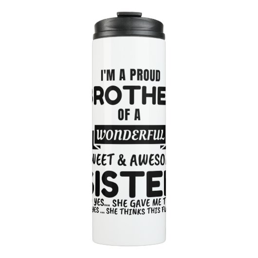 Bouteilles Isothermes Frère Et Sa Fantastique Soeur (Devant)