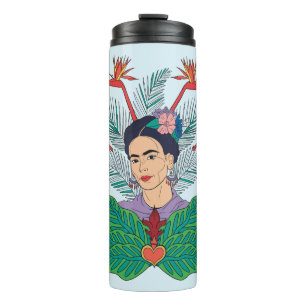 Bouteilles Isothermes Frida Kahlo   Oiseaux de Paradis Floral Graphic