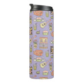 Bouteilles Isothermes FRIENDS™ | Motif d'icône violette (Tourné sur la droite)