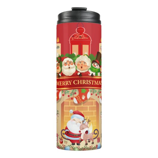 Bouteilles Isothermes Frohe Weihnachten (Devant)