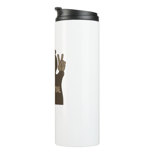 Bouteilles Isothermes Front Royal Virginia Peace Bear (Tourné sur la droite)