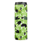 Bouteilles Isothermes Frontale de la Saint Patrick Collie Motif (Dos)