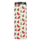 Bouteilles Isothermes Fruit de pastèque Motif Melon Été Vert clair (Dos)