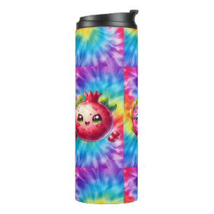Bouteilles Isothermes Fruit du dragon heureux Tie-Dye