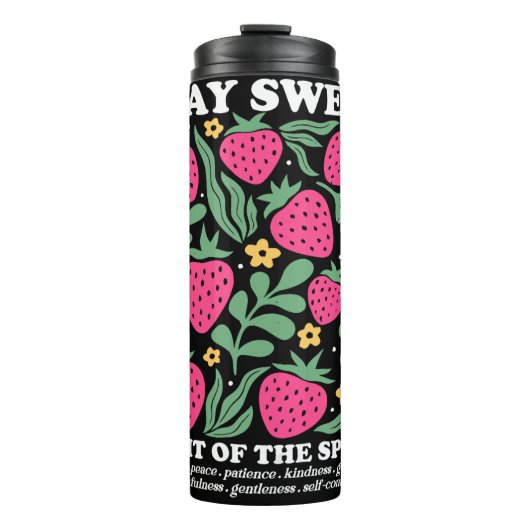 Bouteilles Isothermes Fruit fraise de l'Esprit Graphique (Devant)