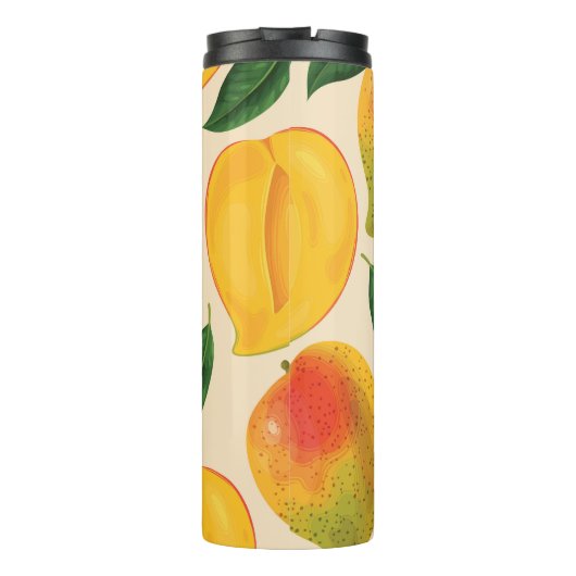 Bouteilles Isothermes Fruit Mango Motif sans joint (Dos)