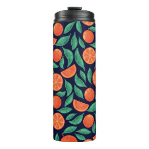 Bouteilles Isothermes Fruit orange : Vintage coloré sans fil